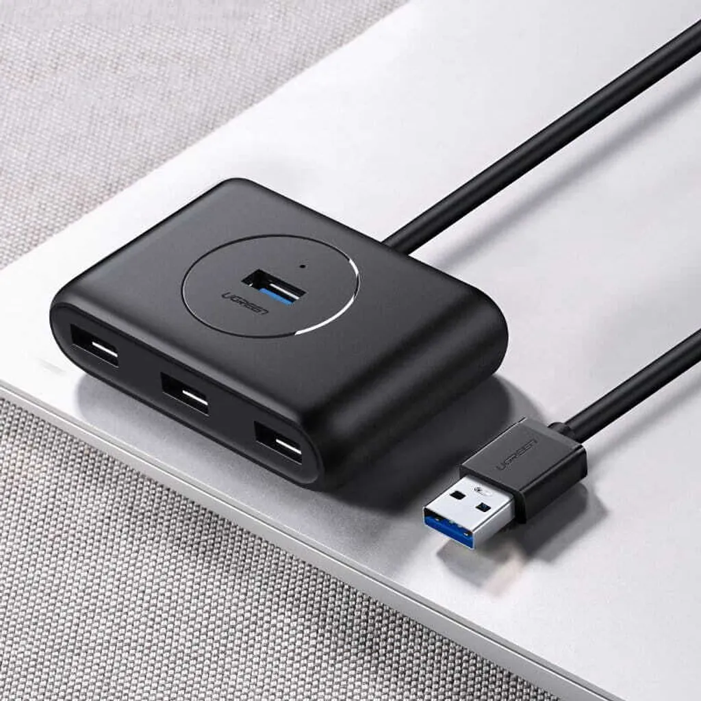 Ugreen 20290 Hub USB 3.2 Gen 1 4 Porte - Estensione Cavo 0,5m Nero - 16
