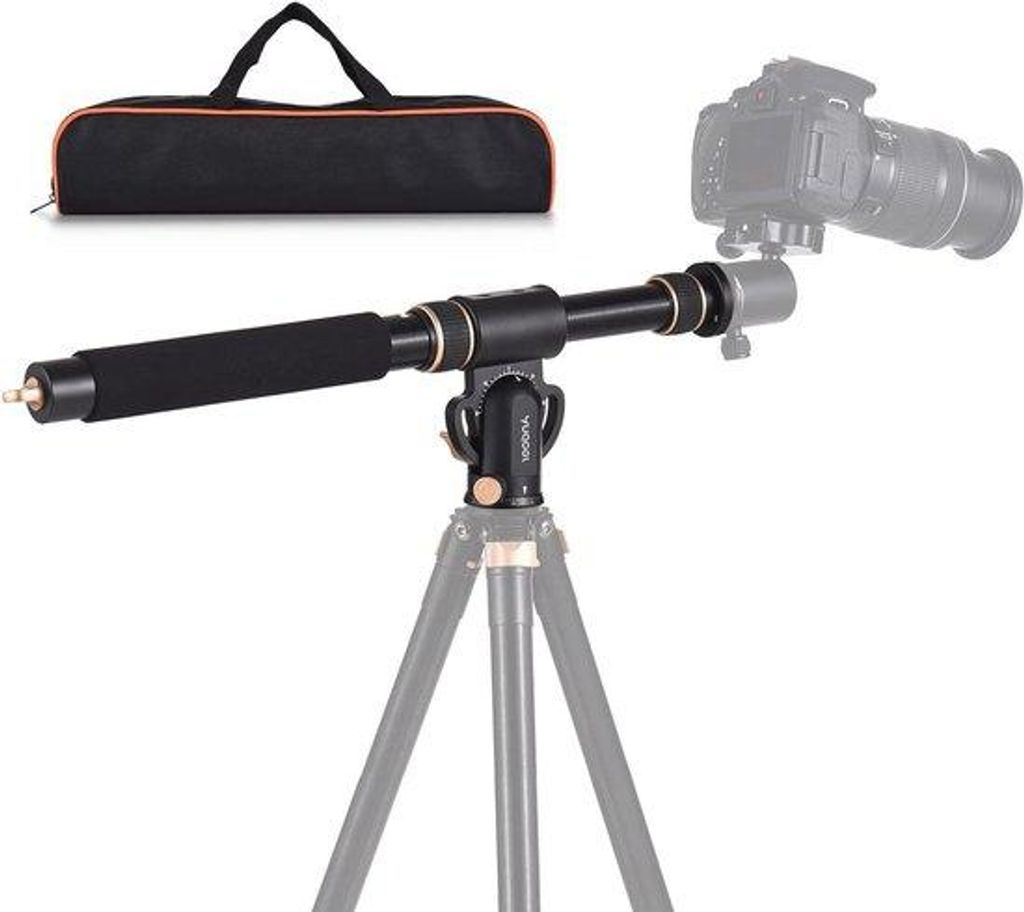Kamera-Arm für Overhead-Fotografie - 360-Grad-Drehbar - 48-106 cm - Schwarz, Metall
