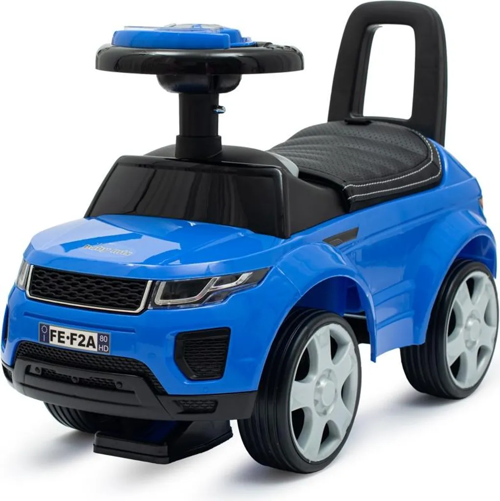 Voiture enfant électrique Baby Mix Prime SUV Bleu cuir pour l'extérieur