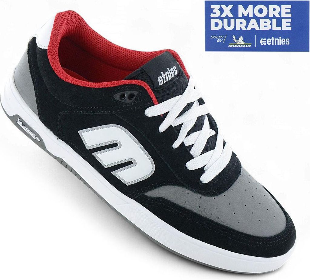 Etnies Serin Michelin - Herren Sneakers Skate Skater Schuhe Schwarz 4101000590-581 , EU 43