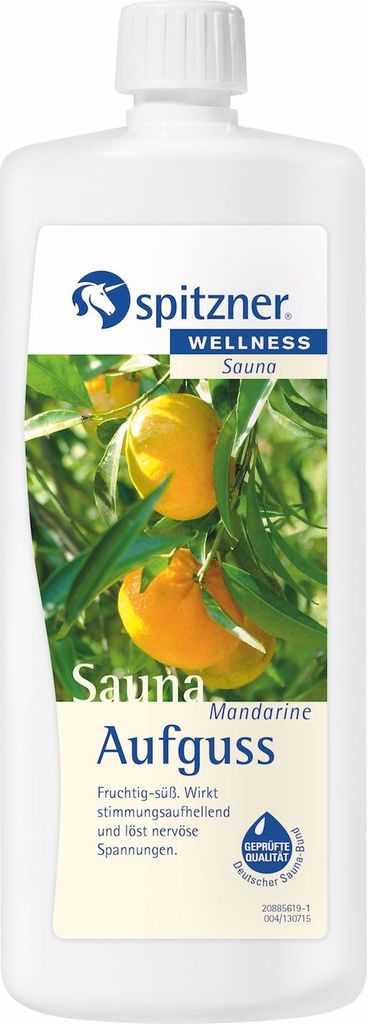 Spitzner Saunaaufguss Mandarine 1 Liter 8850007 Produktbild 