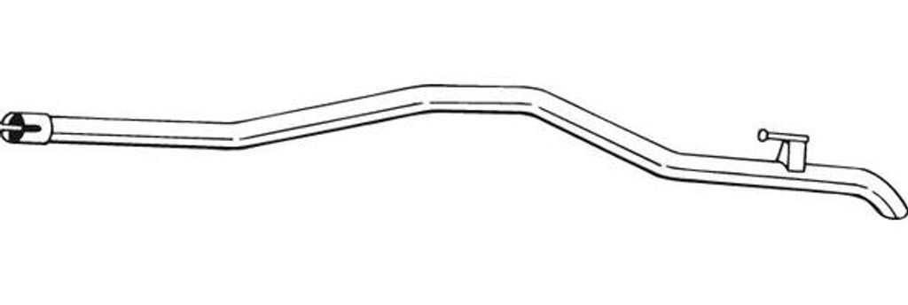 BOSAL 950-091 Abgasrohr OE 9064900821 kompatibel mit Crafter, Sprinter