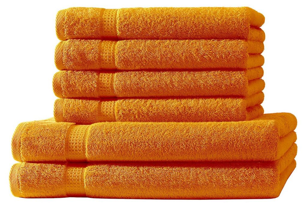6er Set Frottee 4x Handtücher 2x Duschtücher Elegance 100% Produktbild 