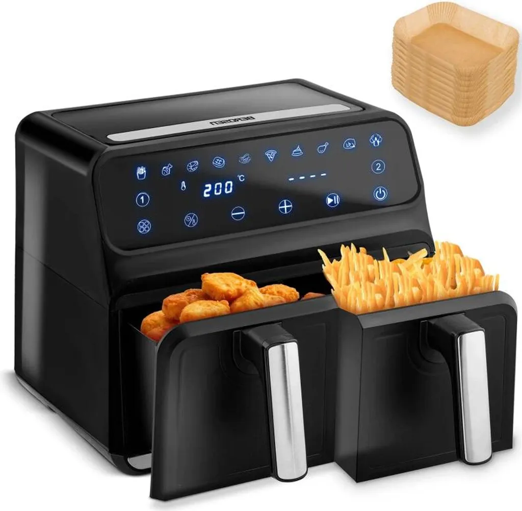 Recensione Berdsen BD-653: Friggitrice Aria Calda 1700W Doppia Area - 2