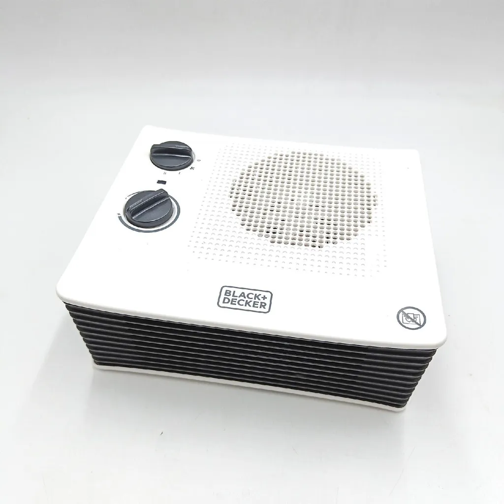 Radiateur soufflant pour bureau et chambre 2000W format plat compact - 12