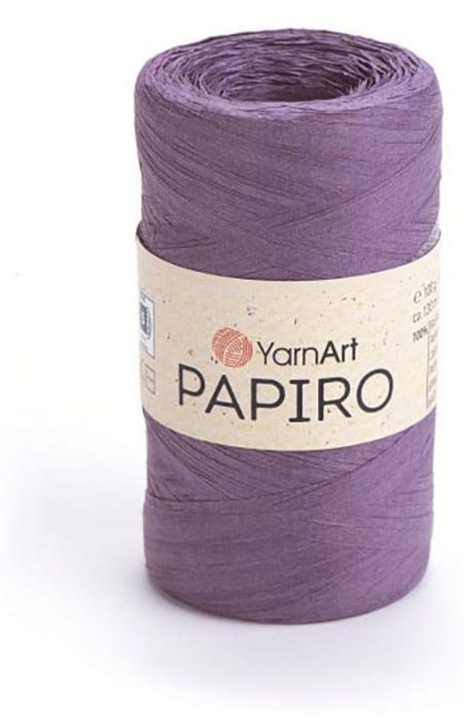 YarnArt Papiro Papier-Raffia Garn 100g/130m Violett für Produktbild 