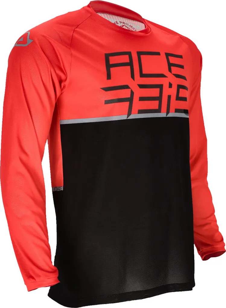 Maillot vélo respirant Acerbis Razorcrest noir rouge 2XL haute qualité