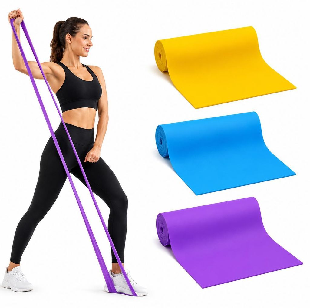 3er-Set Fitnessband Gymnastikband Widerstandsband wie Produktbild 