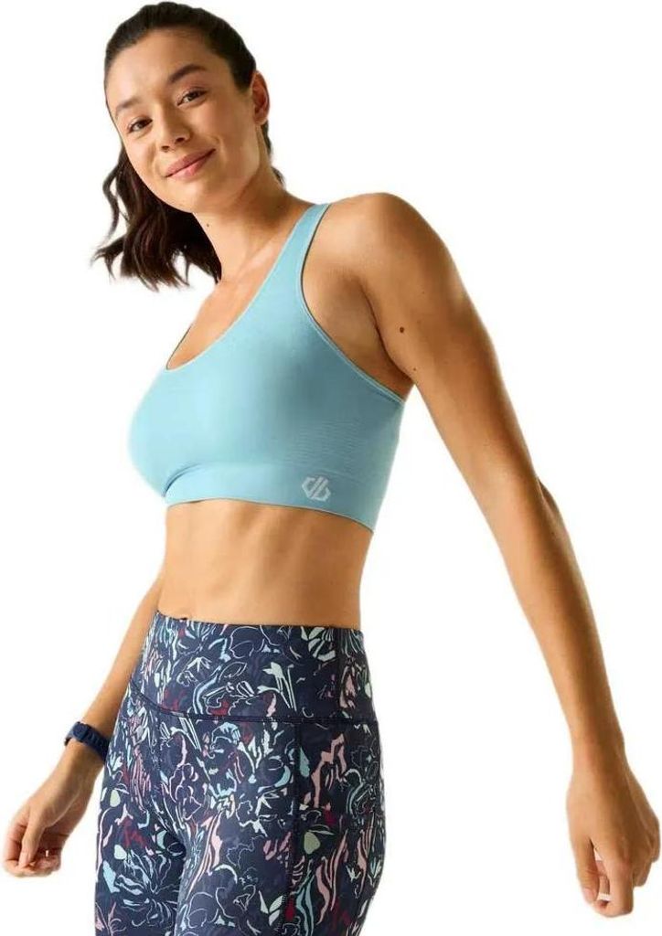 Dare2b Dont Sweat It Ii Sport-bh Mit Geringer Unterstützung Blau M Frau Blau M