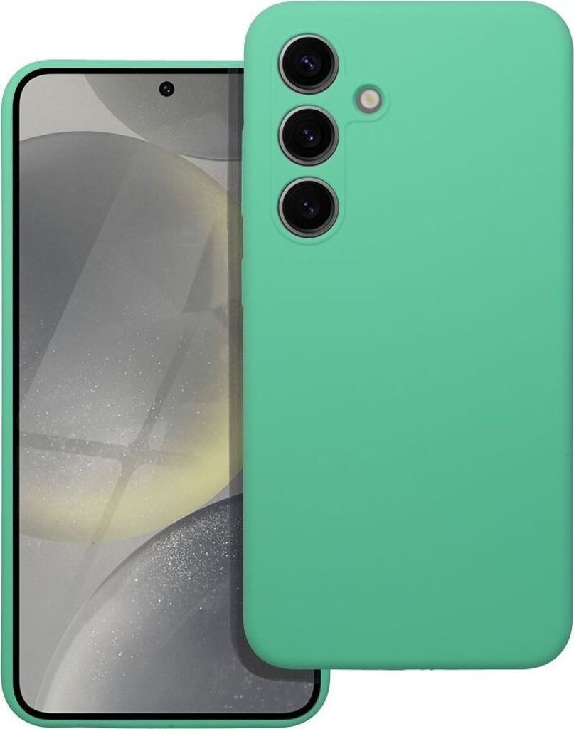 Silikon 2mm Handyhülle Kameraschutz kompatibel mit Samsung Galaxy S24 FE Mint
