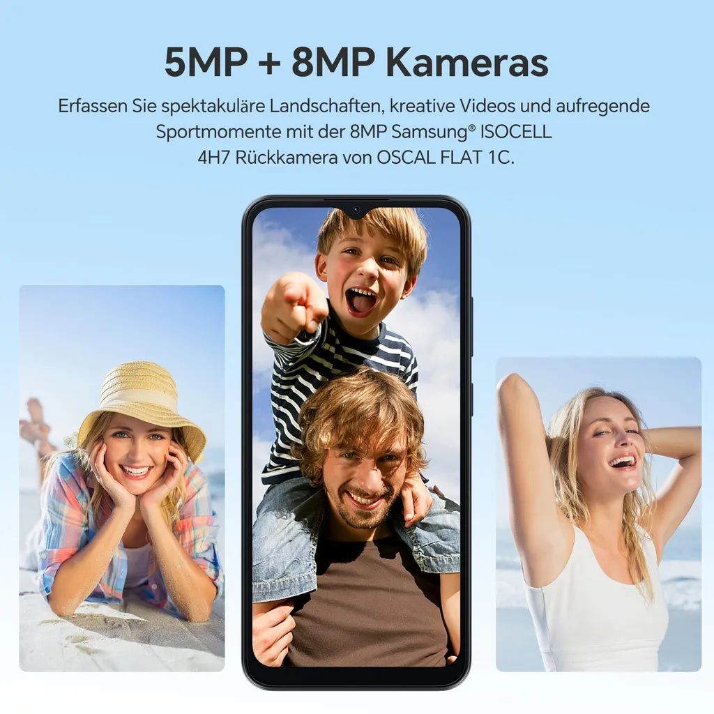 Smartphone 6 5 Zoll Ohne Vertrag OSCAL FLAT 1C Smartphone ohne Vertrag, 6.5 | Kaufland.de