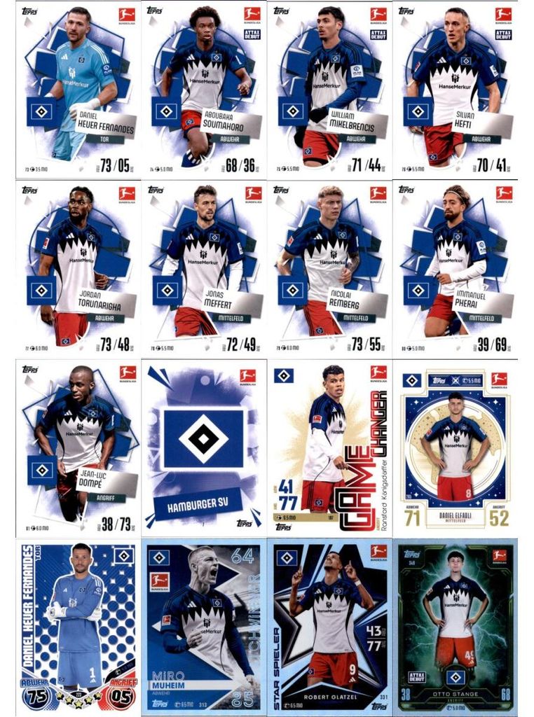 Topps Match Attax Bundesliga - 2025/26 - Mannschaftspaket - Produktbild 