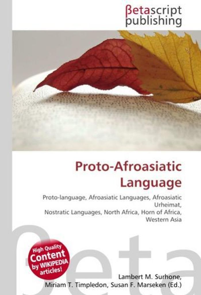 Proto-Afroasiatic Language