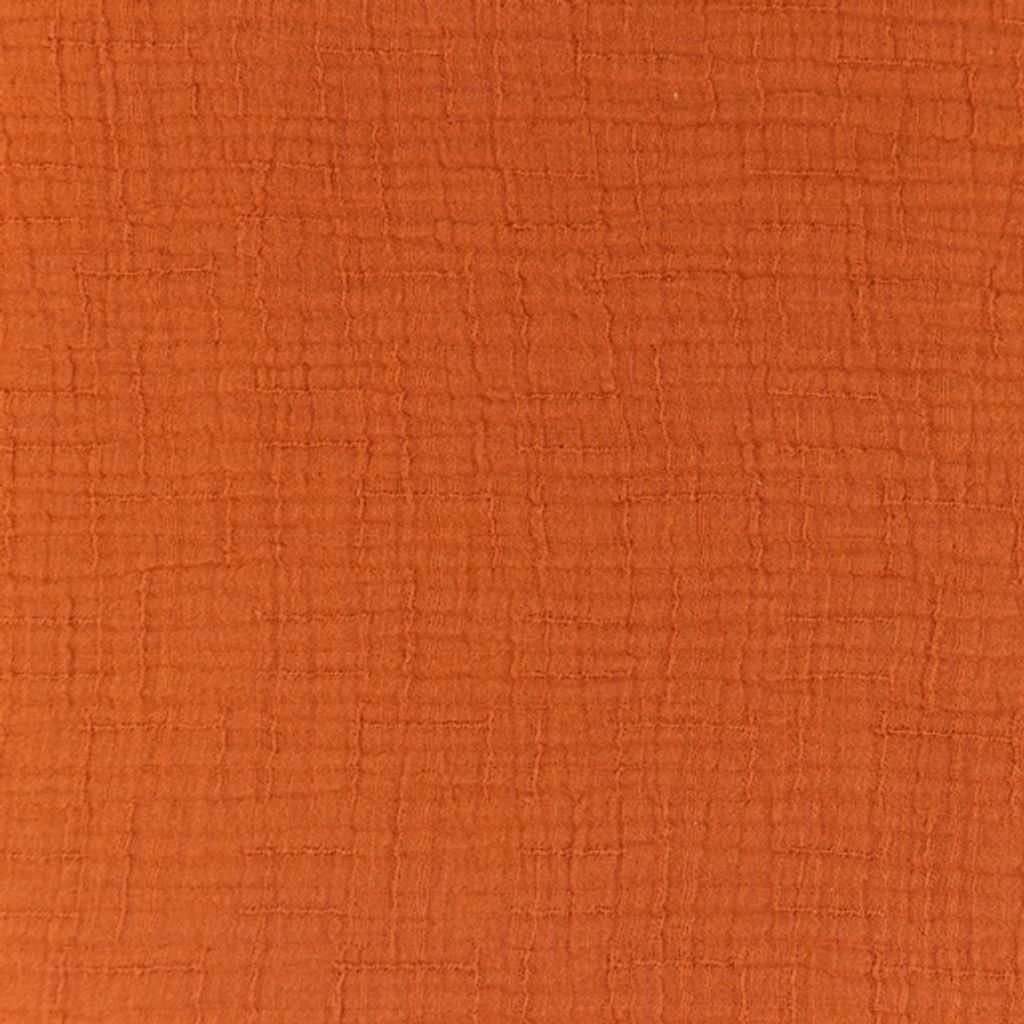 Bambus Musselin BAMBU Ziegelrot