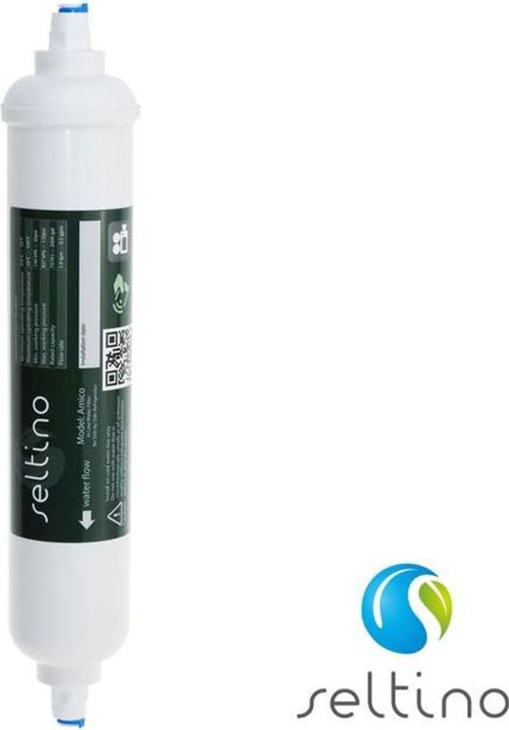 Seltino AMICO Wasserfilter Kühlschrankfilter extern 1/4' (UV-Steril verpackt)