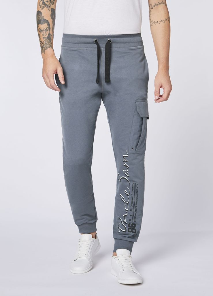 Uncle Sam Sweathose im Label-Look Produktbild 3