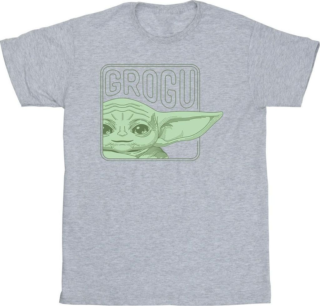 Star Wars - "The Mandalorian" T-Shirt für Herren BI47439 (3XL) (Grau)