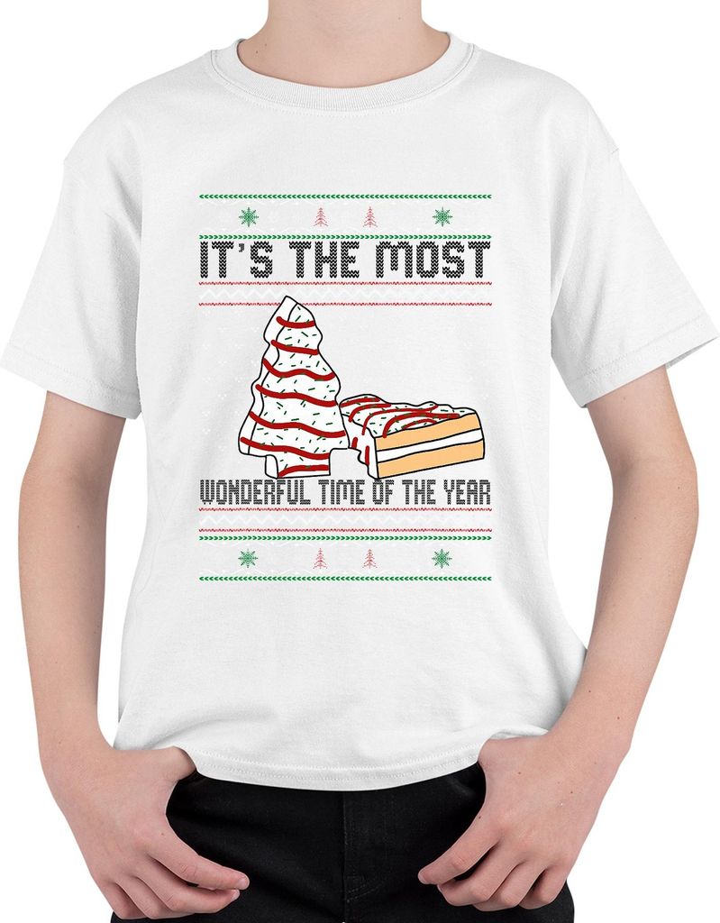 It's the Most Wonderful Christmas Cookie Tree Sprinkles Geschenk Uni Kinder T-Shirt, Weiß, 104