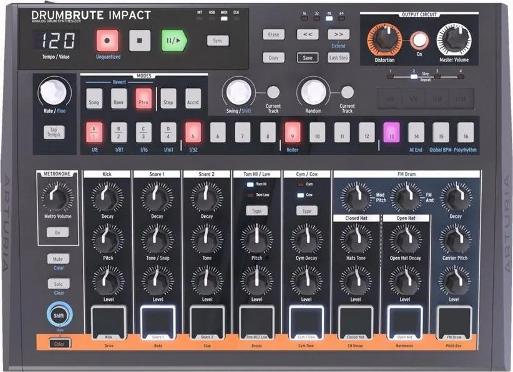 DrumBrute Impact Arturia : Créez des Beats Analogiques pour votre Studio