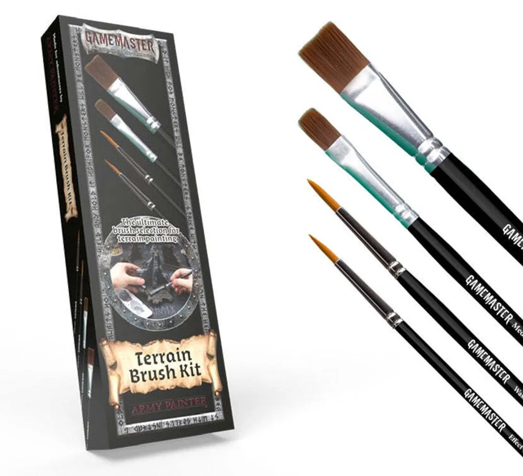 Pinceaux de Terrain GameMaster pour Peindre des Décors sans Abîmer vos Outils