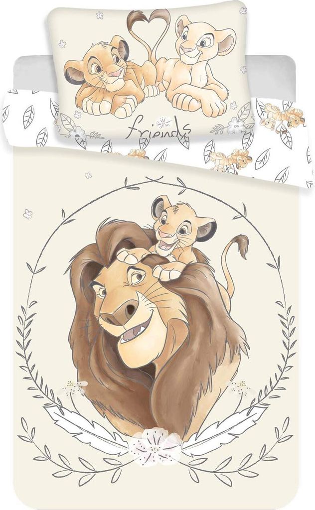 Simba Leví kráľ, Mufasa detská posteľná bielizeň 100x135 Obrázok produktu 1