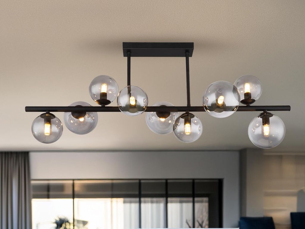Globo Lighting Deckenleuchte Metall schwarz matt, LxBxH: Produktbild 