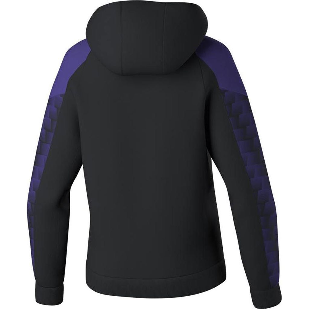 Erima Evo Star Kapuzensweat Damen schwarz ultraviolett Gr 44
