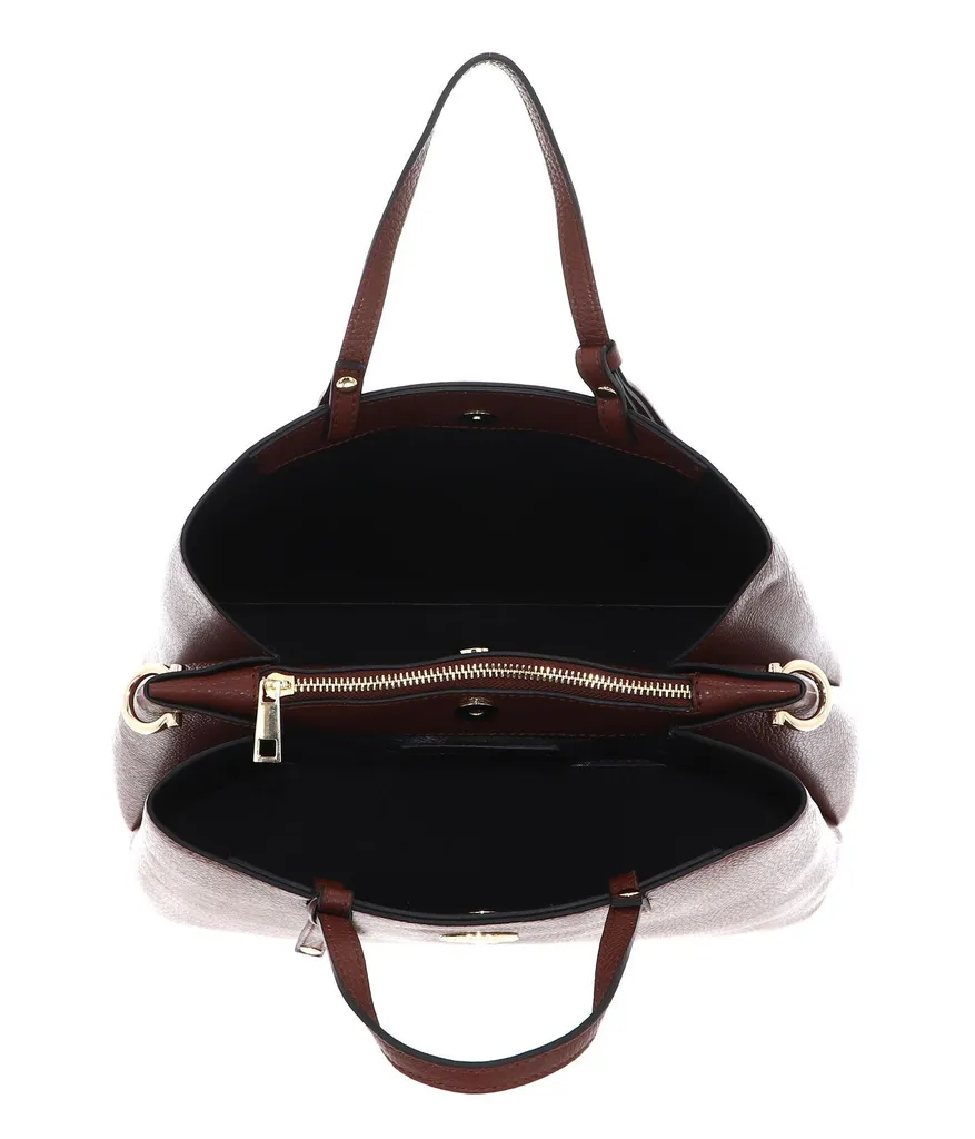 Sac cabas U.S. POLO ASSN. Arlington en cuir marron avec double anse - 5