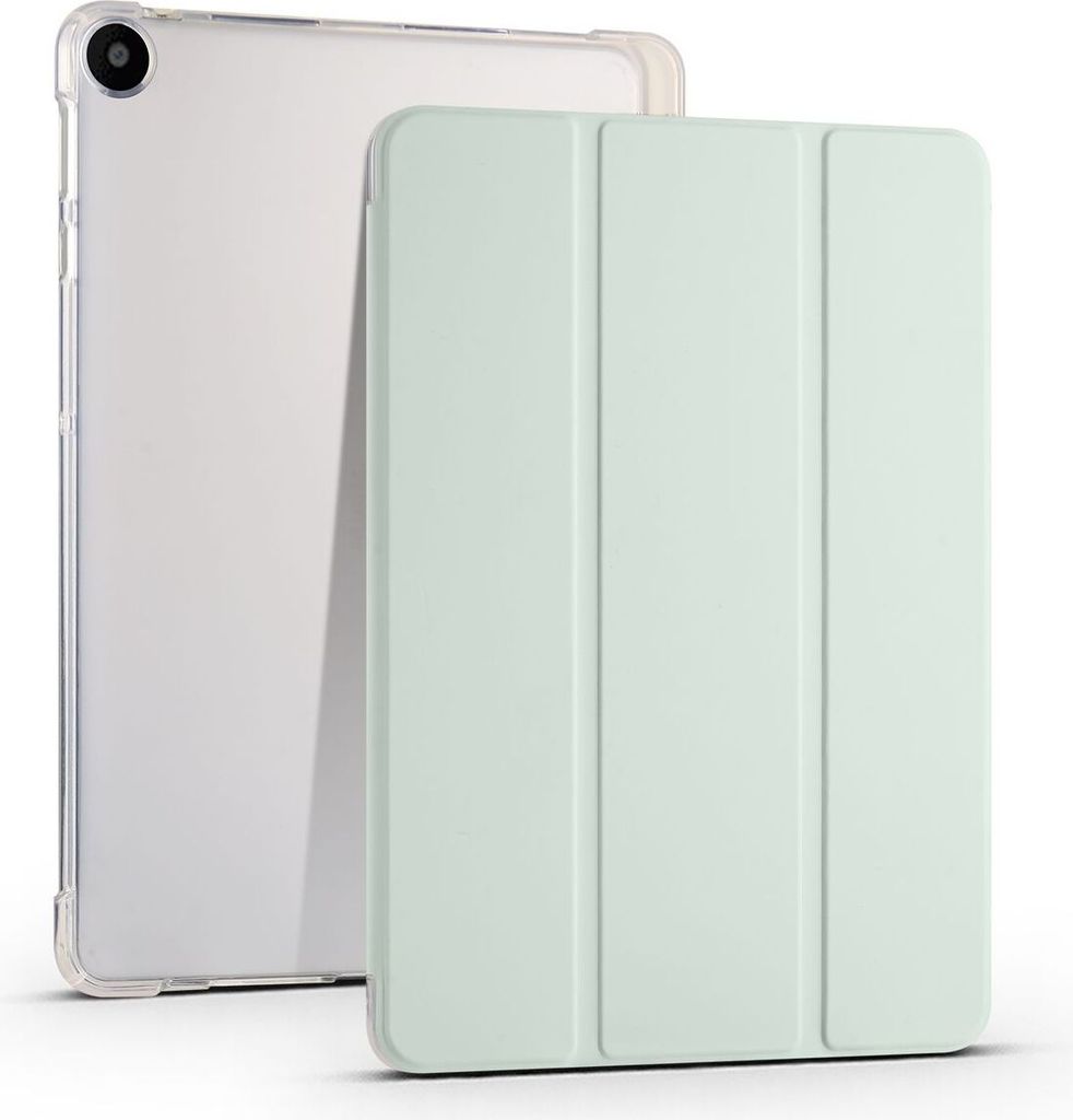 Schutz Hülle für Huawei MatePad SE Tablet Case Smart Cover Tasche 3 Fold Bumper, Farbe:Hellgrün
