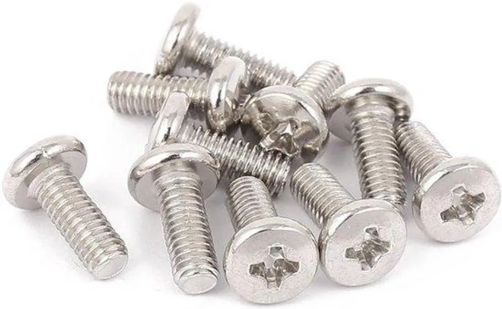 Vis M4 x 10 mm haute résistance pour montage d'écran LCD et TV - 10 pcs