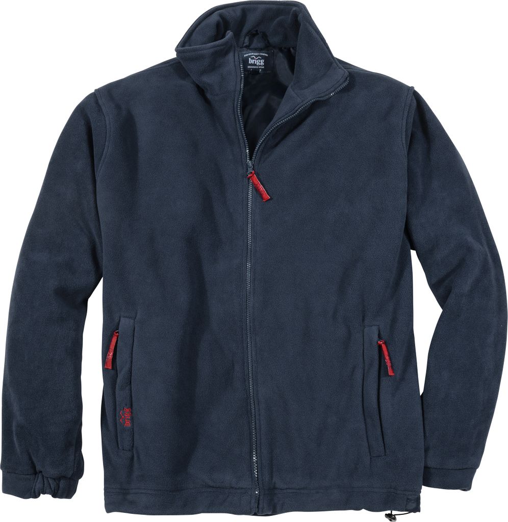 Brigg Fleecejacke Übergröße dunkelblau