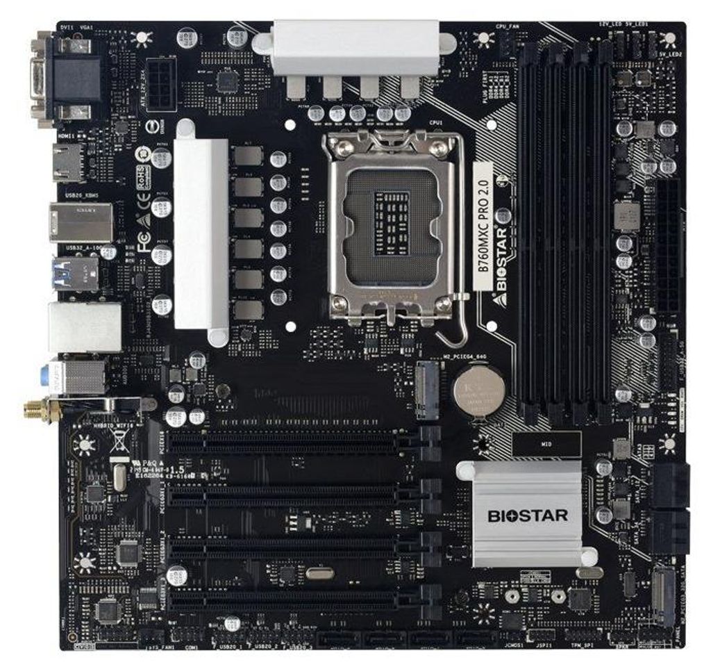 Biostar B760MXC PRO (B760,S1700,mATX,DDR5) (B760MXC PRO) - Produktbild 