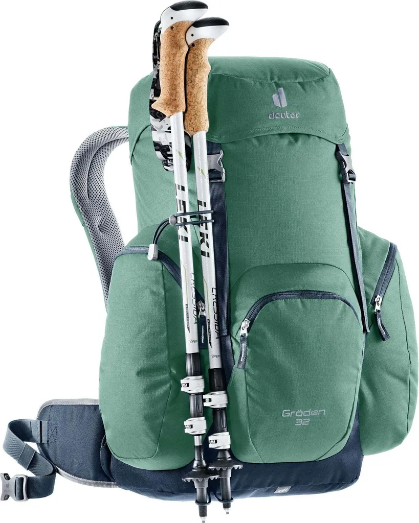 Deuter Gröden 32 Seagreen-Ink - Sac à dos de randonnée rétro robuste