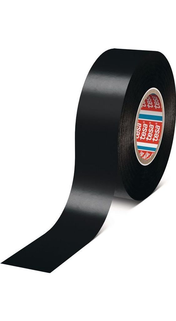 Tesa - Tesaflex 33mx50mm schwarz, 646026