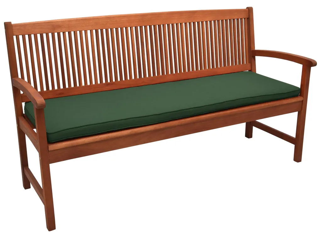 Beautissu Loft BK Coussin de Banc de Jardin 120x48x5cm Vert Foncé Confort