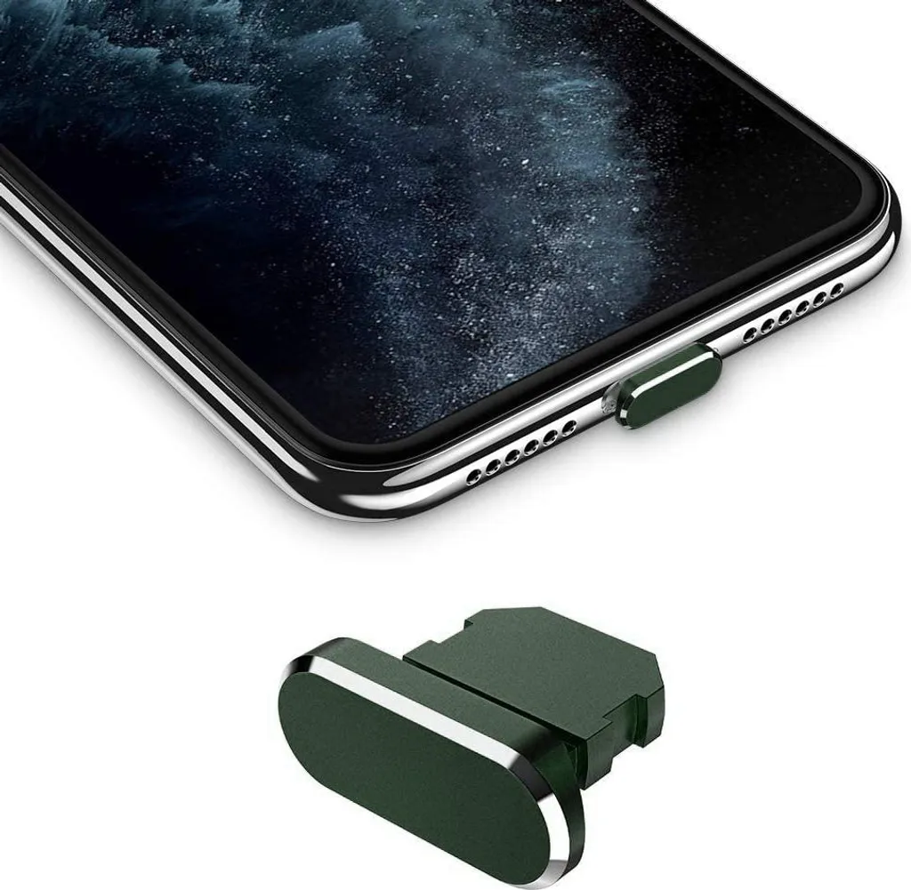 Cadorabo Tappo iPhone Verde | Accessorio Trendy e Protettivo