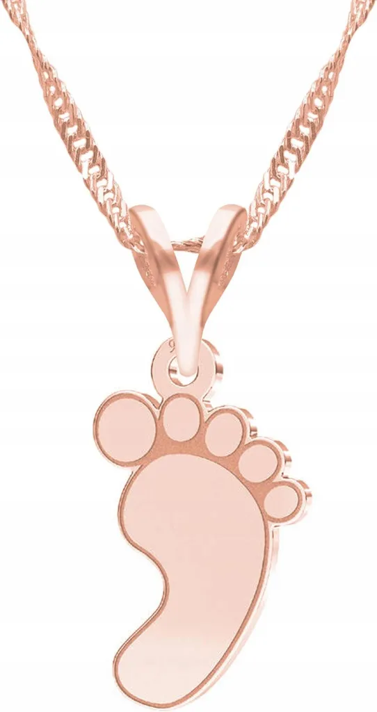 Girocollo Piedini in Argento 925 Placcato Oro | Regalo Battesimo Top