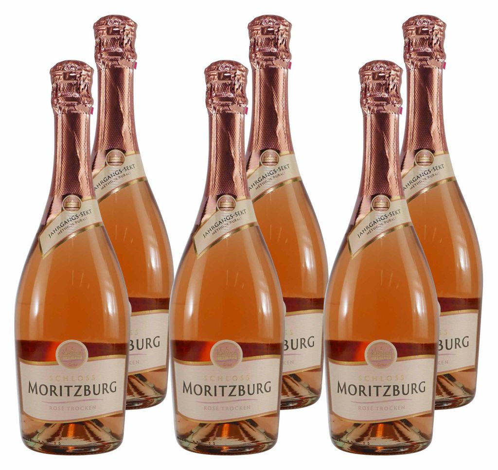 Schloss Moritzburg Sekt Rosé -trocken- (6 x 0,75L)