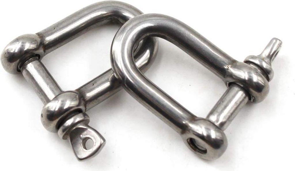 M12 Halterung D-Ring aus 304 Edelstahl (Packung mit 2)