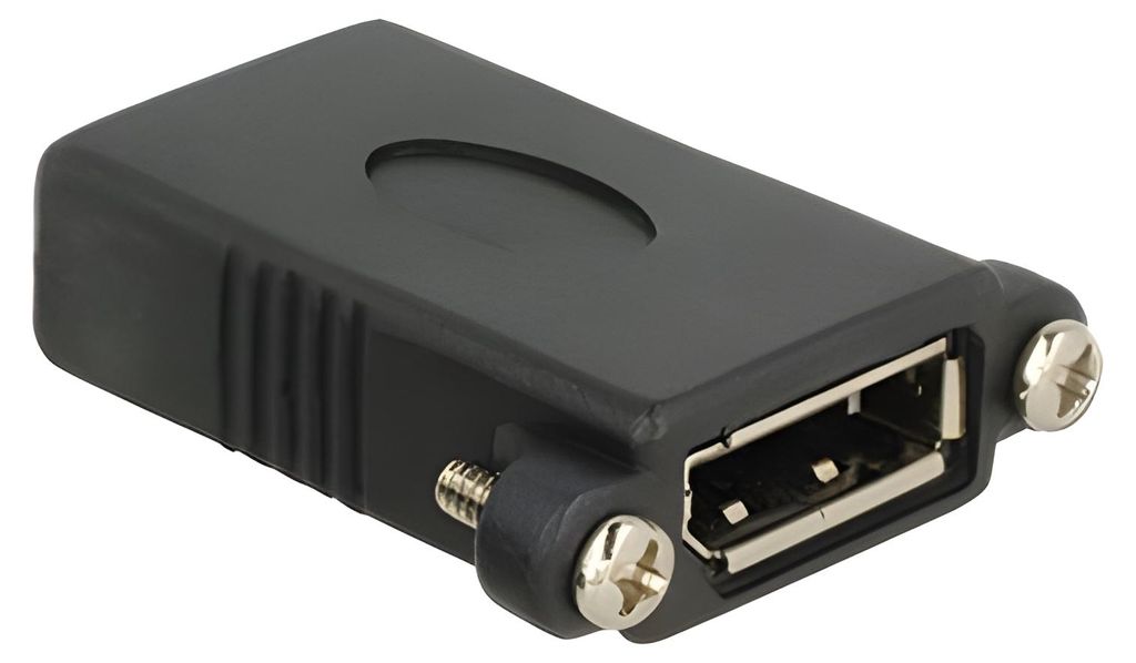 DeLOCK DisplayPort 1.1 F-F, DisplayPort, DisplayPort, Černá Obrázek produktu 