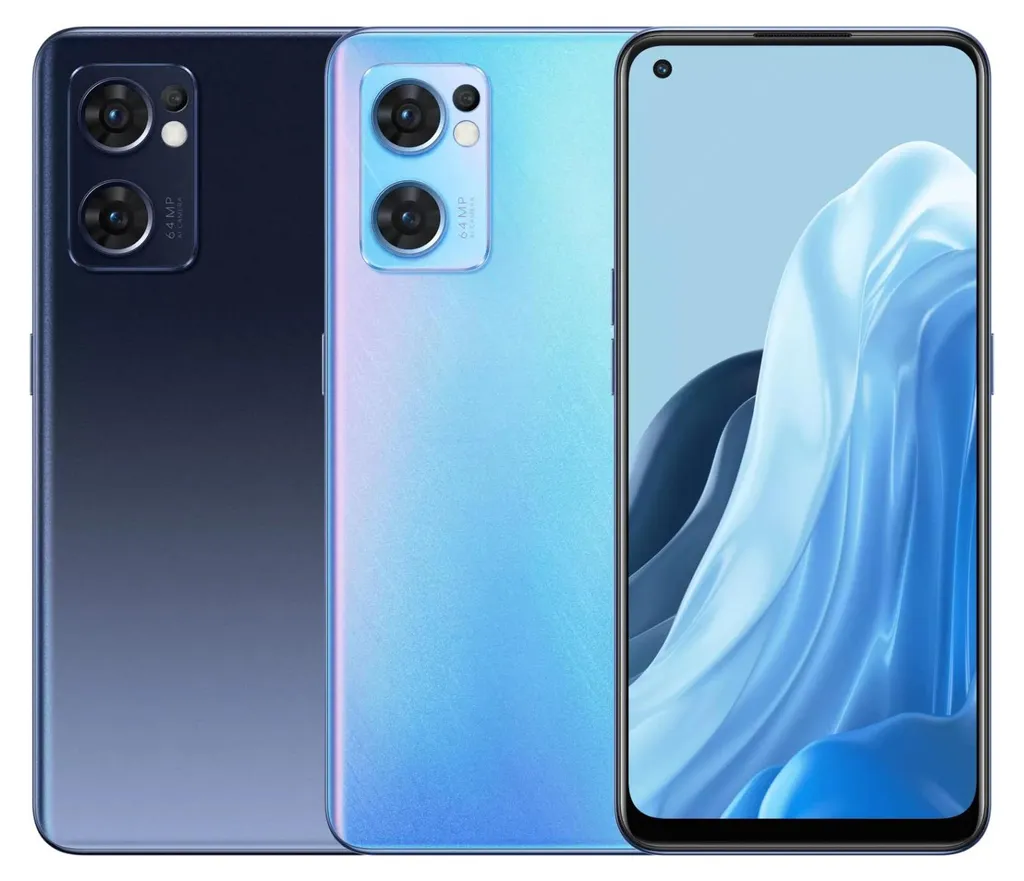 Téléphone portable Oppo Reno 7 5G 256Go Bleu - Smartphone Android 6.4"