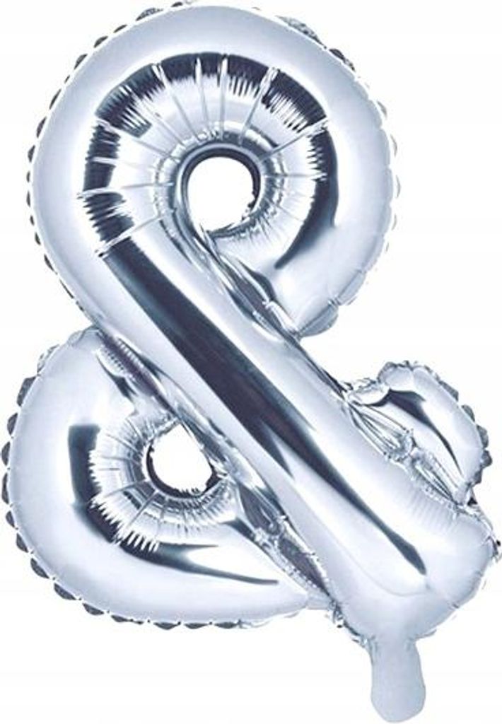 Silberner Ballon In Buchstabenform 40Cm Silber &Amp;