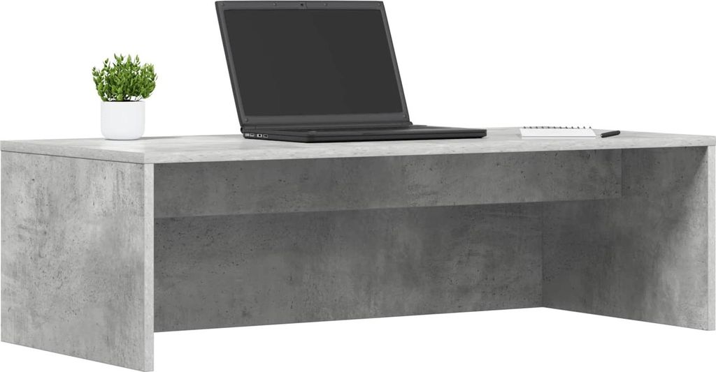 “2026 Modern“ Wandtisch Beton Grau 100 x 45 x 30cm Holzwerkstoff - Designermöbel 497806 - Kommoden
