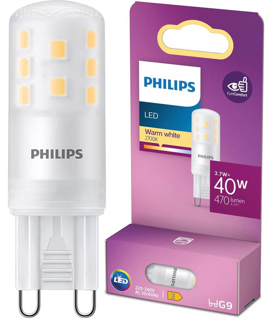 Philips Kapsułka 40 W G9 G9, 3,7 W, 40 W, G9, 470 lm, 15000 Zdjęcie produktu 