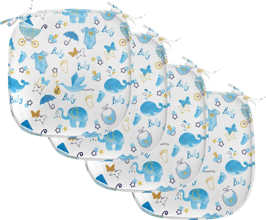 Coussin pour chaise de salle à manger étanche imperméable lot de 4