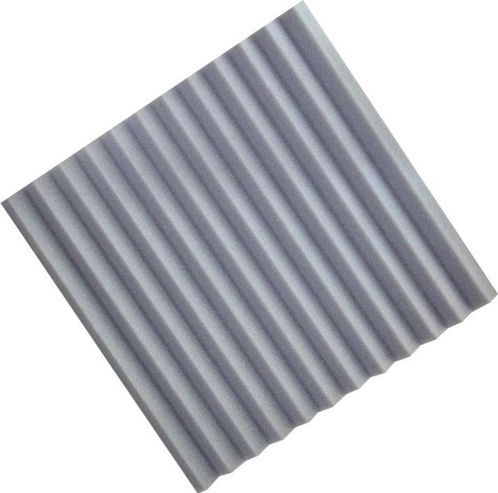 INF Akustik-Schallabsorbierende Schaumstoffplatten - 36 Stück Grau 2,5 cm