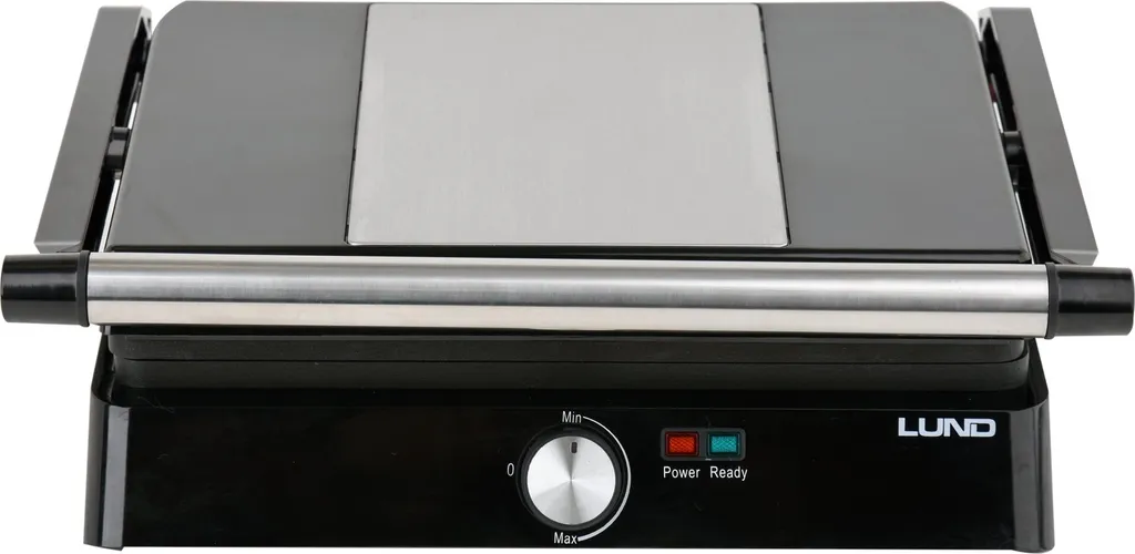 Barbecue de table 2000W avec thermostat et grille inox 29x23 cm réglable