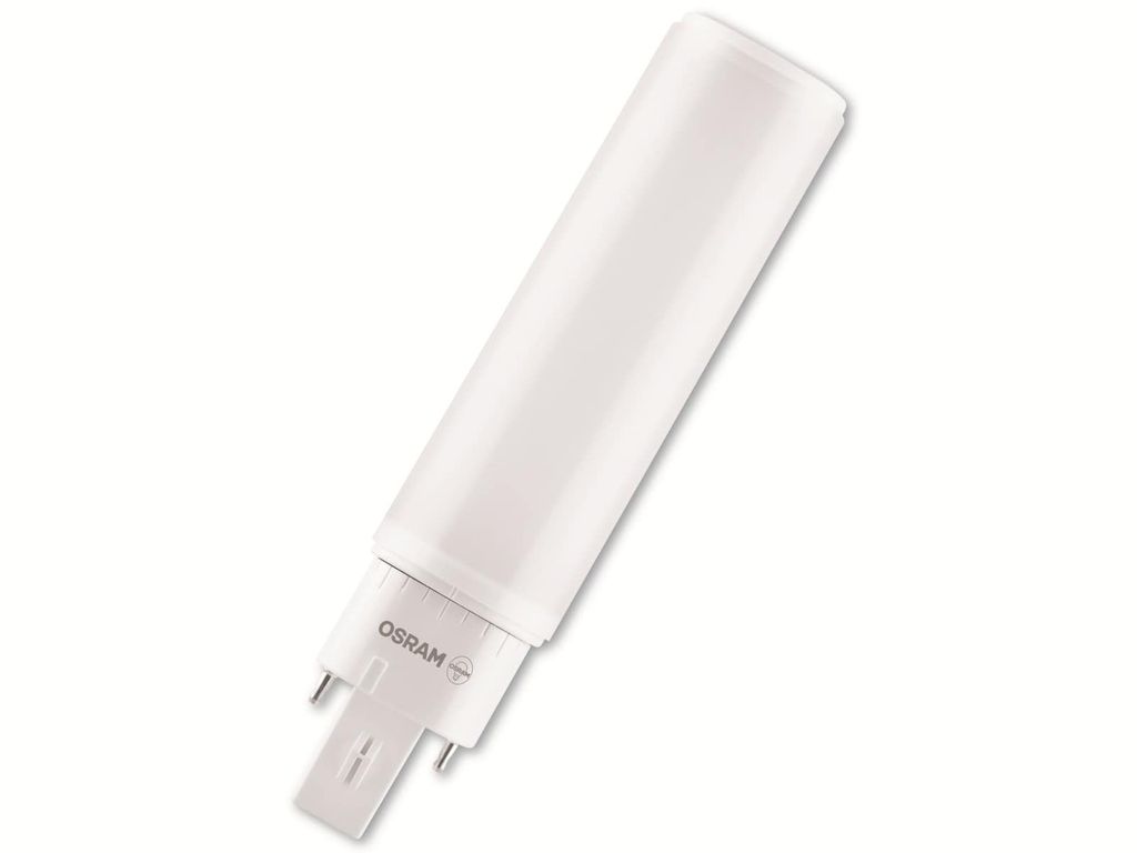 Osram LED Leuchtmittel Dulux D EM & AC 6W/840 G24d-1 2P Produktbild 