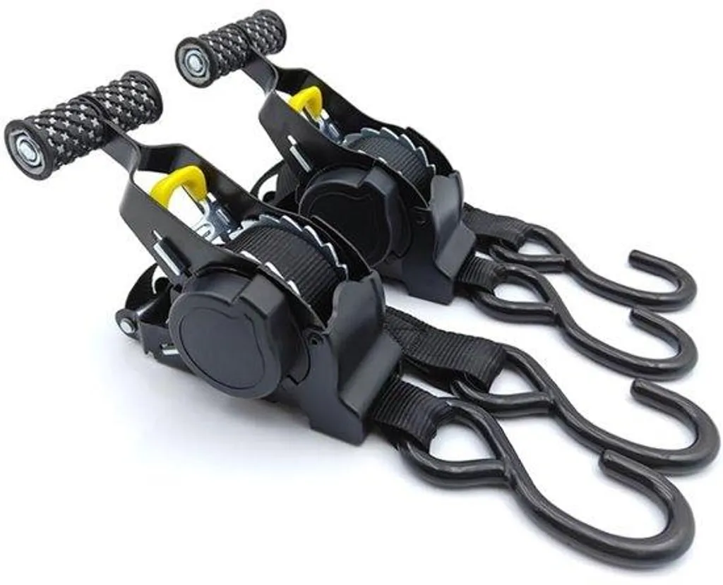 Kit Sangles Automatiques Moto - Robustes Durable 4 pièces avec Crochets