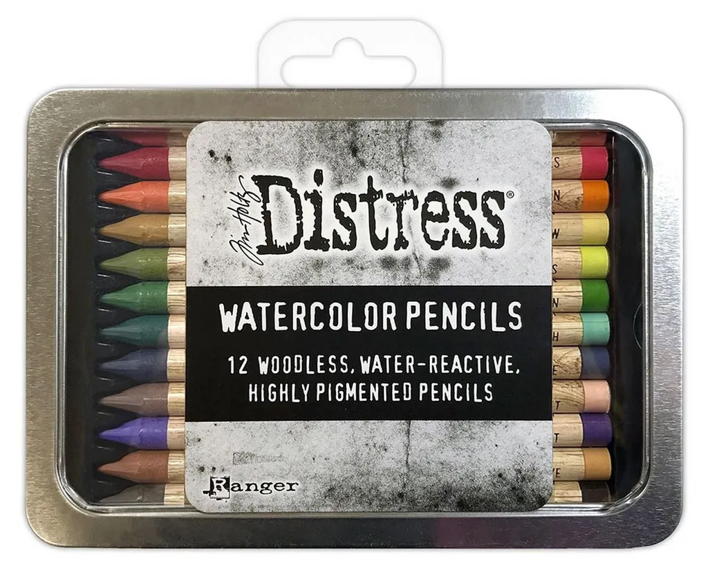 Colorisez sans bavure avec les 4 crayons aquarellables Tim Holtz Ranger